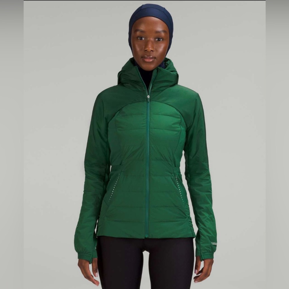 Lululemon Women’s Size 10 Down for It All Jacket in Everglade Green NWT - Picture 9 of 11